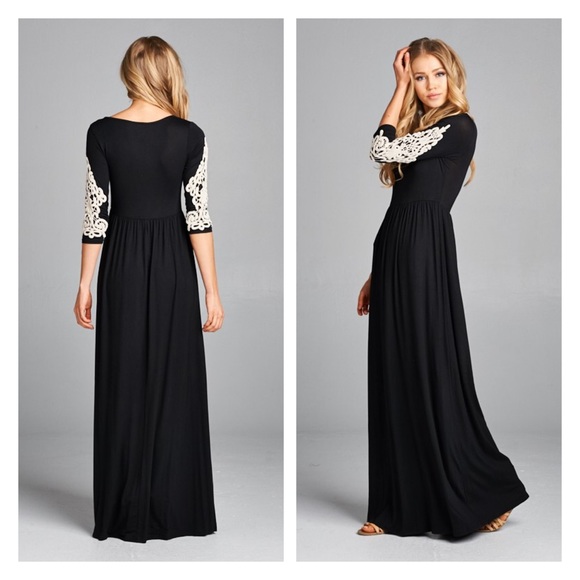 Black Maxi Dress - Picture 8 of 8